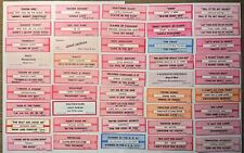 lot of 45 vintage 80's 90's POP jukebox title strips NO DUPES - LOOK - MTV picture