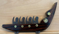 Indian Snake Boat collectible ceremonial art picture