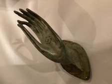 Bronze Hand of Buddha Vitarka Mudra Gesture of Discussion &Transmission No Stand picture
