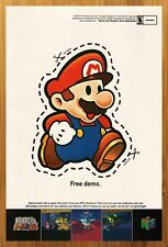 2001 Paper Mario N64 Nintendo 64 Print Ad/Poster Official Video Game Promo Art picture