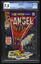 X-Men #44 CGC VF- 7.5 White Pages 1st Appearance Silver Age Red Raven Angel picture