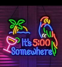 It's 5:00 Somewhere - NEON BAR SIGN picture