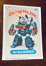 1986 TOPPS GARBAGE PAIL KIDS OS3 87a HOT HEAD HARVEY DIE CUT ERROR RARE MN+ picture