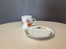 RARE 1983 American Greetings Strawberry Shortcake Fine Porcelain Teacup & Saucer picture