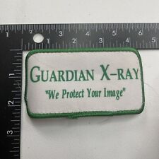 Used / Recycled GUARDIAN X-RAY WE PROTECT YOUR IMAGE Advertising Patch 12V2 picture