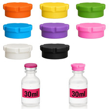 20mm Peptide Vial Caps for Select 5ml, 10ml & 30ml Vials, 8 Pcs 8Pcs / 8Colors picture