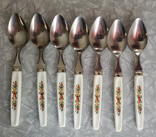 Vintage mid century Stainless Spice of Life Stlye Flatware - Japan 7 tablespoons picture