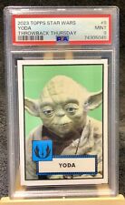2023 Topps Star Wars Throwback Thursday TBT - PSA Mint 9 - #8 - Yoda picture