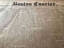 1824 2 Boston Courier  Newspapers ~ Speech By Churchill Caldom Cambreleng ~ picture