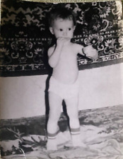 Beautiful little boy portrait Vintage photo  picture