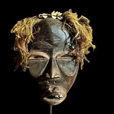 African masks antiques tribal wood mask Face Mask Hanging Dan Mask-9637 picture