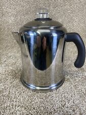 Faberware Stove Top Percolator Yosemite Coffee Pot Maker Stainless Steel 8 Cup picture
