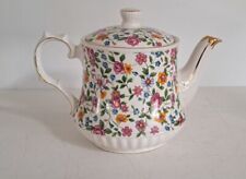 Vintage Windsor Floral Teapot w/Gold Accent picture