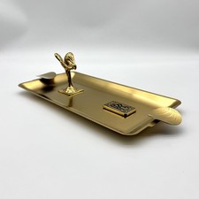 Rolls-Royce Large Gold Cigar Ashtray Spirit of Ecstasy 14” Luxury Car Decor picture