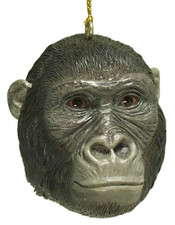 Gorilla Head Christmas Ornament - Slavic Treasures picture