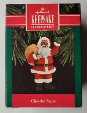 1992 Hallmark Keepsake Ornament  Cheerful Santa African American picture