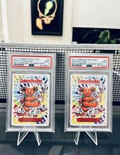 2017 Garbage Pail Kids Battle/Bands Grateful Ted 8a & Bear Attack Bob 8b PSA 9💀 picture