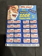 Vintage STAR Double Edge Blade deal Store Display NOS picture