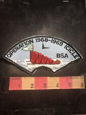 Vtg 1968-1969 Operation Icicle CIC BSA Indiana Boy Scouts Patch O95O picture