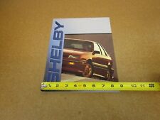 1989 1990 Dodge Shelby CSX Dakota pickup truck sales brochure 12 pg ORIGINAL picture