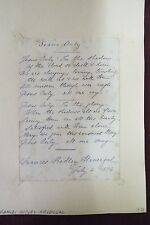 1876---Frances  Ridley Havergal Handwritten Hymn -signed - -British Fanny Crosby picture