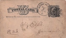 Oriental Protectors Mount Vernon Insurance Company 1883 Audit Vtg Postcard 44A picture