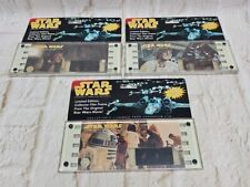 Star Wars Limited Edition Collector Film Frame 70mm Film Originals lot of 3 Diff picture