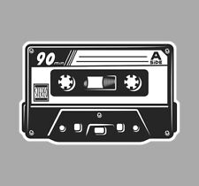 VINTAGE OLD SCHOOL STEREO AUDIO CASSETTE STICKER AB200 picture