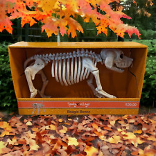 Beagle Bonez Dog Skeleton Halloween Prop Decoration Spooky Village Scary Canine picture