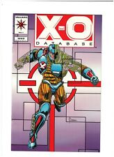 X-O Manowar Database #1 VF+ 8.5 Valiant Comics 1993 picture