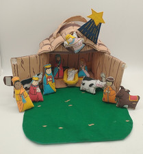 Pockets of Learning Christmas Nativity Manger Soft Plush Playset Stuffed Animal picture