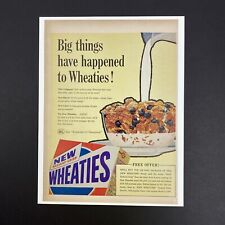 Vintage 1958 General Mills Wheaties Cereal Magazine Ad 11