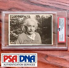 ALBERT EINSTEIN * PSA/DNA * Autograph Candid 1950 PHOTOGRAPH Portrait Signed picture