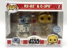 Funko Pop D100 Retro Star Wars R2-D2 & C-3PO 2 Pack Funko Special Edition picture