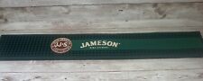 Jameson Irish Whiskey Bar Mat, Green Rubber, JJ&S Logo 20.75” picture