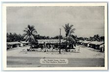 c1940s Sea Breeze Camp Exterior Roadside Riviera Florida FL Unposted Postcard picture