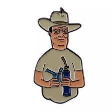 Hank King of The Hill enamel pin 420 dab stoner funny cartoon tv hat lapel NEW picture