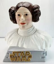 Vintage Star Wars Ceramic Princess Leia Cookie Jar Limited Edition 1997 #135 picture