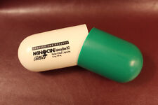 Vintage MINOCIN Drug Rep Promo Item Pill Canister Carry Case Pellets 5