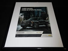 2015 Chevrolet Silverado Framed 11x14 ORIGINAL Advertisement picture