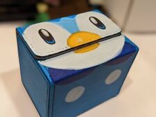Custom synthetic leather premium magnetic deck 80 card deckbox Piplup handpainte picture