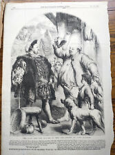 45+ pages London Illustrated News 1848-1855 Henry VIII Shakespeare sperm whale picture