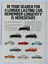 1981 Volvo Vintage  Longevity Is Hereditary Original Print Ad 8.5 x 11