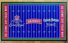 Captain Morgan Rum Football Field Decorative Floor Mat Rug Limited Edition *NEW* picture