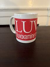 LUVOX Pharmaceutical Drug Rep Coffee Mug RX Advertising Cup Fluvoxamine Maleate picture