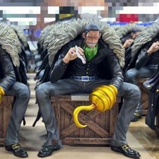 Brain Hole Studios One Piece Sir Crocodile Resin Model In Stock H18.5cm Sitting picture