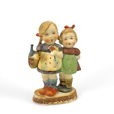 vintage wales two girls figurine picture