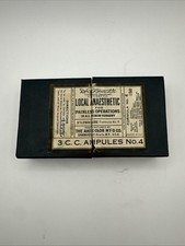 Vintage Dr RB Waites Dental Anaesthetic Ampules Empty Box  picture