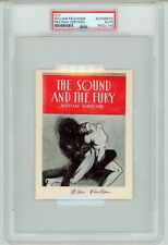 William Faulkner ~ Signed Autographed The Sound and the Fury ~ PSA DNA Encased picture