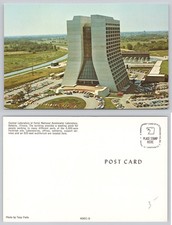 Vintage Fermilab Wilson Hall Central Laboratory Batavia IL Mirro-Krome Postcard picture